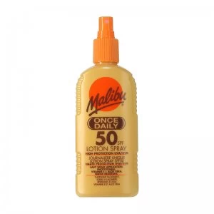 Malibu Once Daily Lotion Spray SPF50 200ml