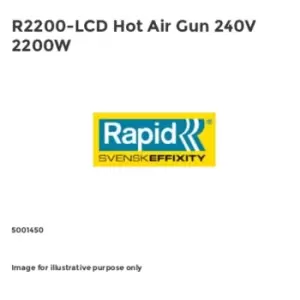 Rapid R2200-LCD Hot Air Gun 240V 2200W