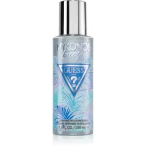 Guess Destination Mykonos Breeze scented body spray with glitter For Her 250ml