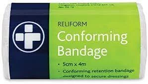 Reliance Medical Reliform Conforming Bandage - 5cm x 4m