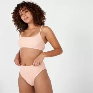 SoulCal Crinkle Bikini Bottoms - Pink