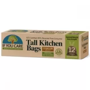 If You Care 89% Recycled Tall Trash Bags - 12 Pack
