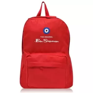 Ben Sherman Classic Logo Backpack - Red