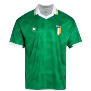 Classicos de Futebol Republic Of Ireland Retro Fan Shirt Mens - Green