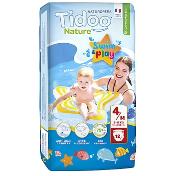 Tidoo Nature Swim & Play Nappies - Size 4 (8-15 kg)