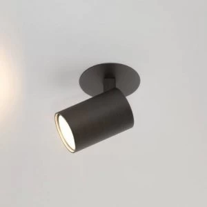 1 Light Recessed Flush Reading Lamps Bronze Effect, GU10