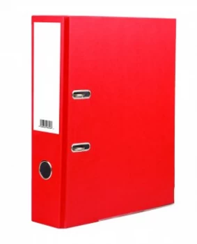 Value Lever Arch File A4 Red PK10