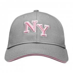No Fear NY Cap - Grey/Pink