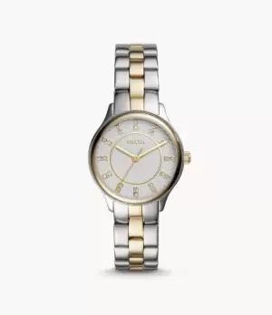 Fossil Women Modern Sophisticate Three-Hand Two-Tone Stainless Steel Watch