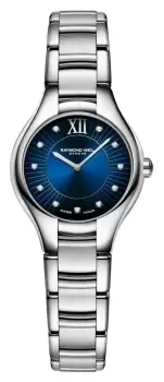 Raymond Weil 5124-ST-50181 Noemia Blue 11 Diamond Stainless Watch
