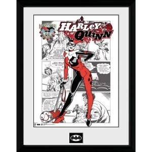 Batman Comic Harley Quinn Comic Collector Print (30 x 40cm)