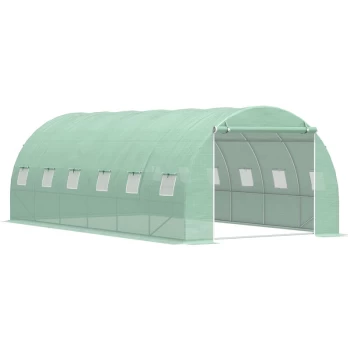 Greenhouse Polytunnel Walk-in Flower Plant Steel 6 x 3 M Outdoor - Outsunny