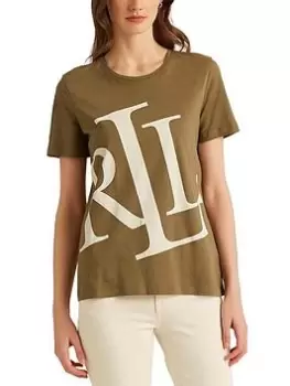 Lauren by Ralph Lauren Katlin Short Sleeve T-Shirt - Green Size XS Women