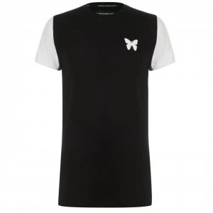 Good For Nothing Transition Raglan T Shirt Mens - Black/Red/White