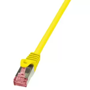 LogiLink 10m Cat.6 S/FTP networking cable Yellow Cat6 S/FTP (S-STP)