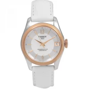 T-Classic Ballade Powermatic 80 Cosc Lady Automatic Mother Of Pearl Dial Watch