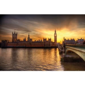London Big Ben Parliament Maxi Poster