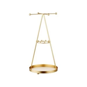 Sass & Belle Gold Pyramid Jewellery Stand