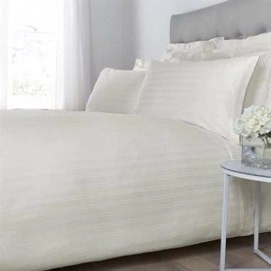 Hotel Collection Woven Stripe Standard Pillowcase Pair - Cream