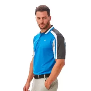 Under Par Cut and Sew Golf Polo Mens - Blue