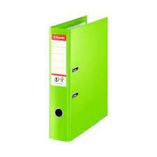 A4 Lever Arch File, Green, 75MM Spine Width, NO.1 Power - Outer Carton of 10