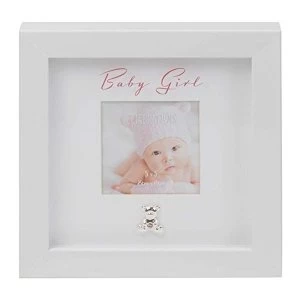 3" x 3" - Baby Girl Box Frame with Engraving Plate
