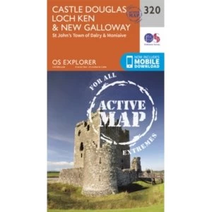 Castle Douglas, Loch Ken and New Galloway by Ordnance Survey (Sheet map, folded, 2015)