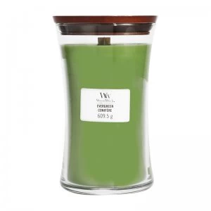 WoodWick Evergreen Large Jar Candle 609.5g