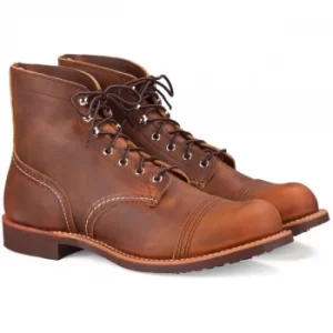 Red Wing Mens Iron Ranger Boots Copper Rough and Tough 10.5