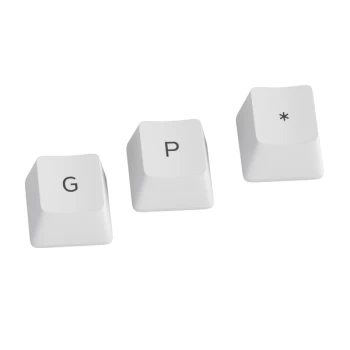 Glorious PC Gaming Race GPBT Keycaps - 114 PBT Keycaps ANSI US-Layout Arctic White (GLO-KC-GPBT-W)
