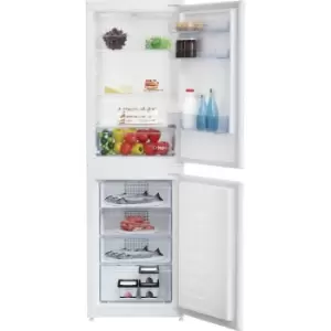 Beko BCFD450 Integrated Frost Free Fridge Freezer with Sliding hinges Kit - White - E Rated