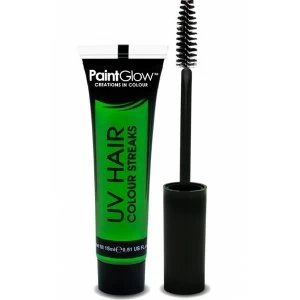 (5 Pack) PaintGlow UV Neon Hair Colour Streaks (Green) 15ml