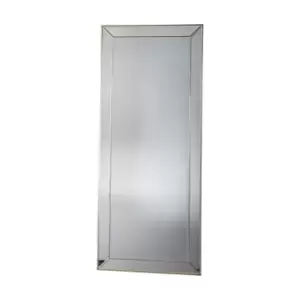 Gallery Direct Petruth Leaner Mirror / Silver