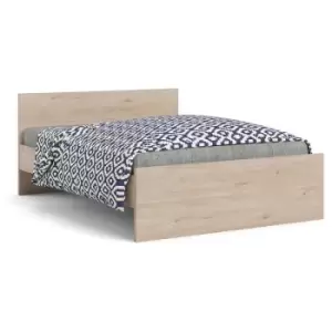 Naia Double Bed 4ft6 (140x190) Jackson Hickory Oak structure - Oak