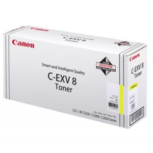 Canon CEXV8 Yellow Laser Toner Ink Cartridge