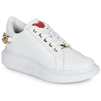 Love Moschino JA15144G1D womens Shoes Trainers in White