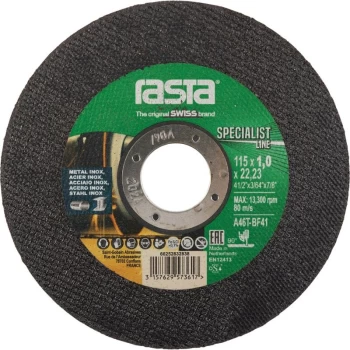 Rasta - 2342RA 180X1.6X22.2MM Type-41 AA46T Cutting Disc