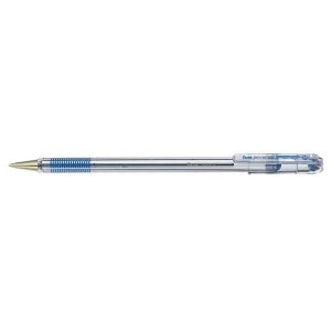 Pentel Superb BK77M Oil Based Ink Medium Point Ballpoint Pen Blue Pack of 12 Pens