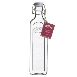 Kilner Clip Top Bottle Clear/Transparent 1 Litre