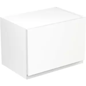 Kitchen Kit Flatpack J-Pull Kitchen Cabinet Wall Bridge Unit Super Gloss 500mm in White MFC