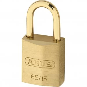 Abus 65 Series Brass Padlock With Brass Shackle Keyed Alike 15mm Standard 151