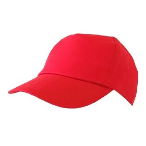 Click Workwear Baseball Cap Red Ref BCRE Up to 3 Day Leadtime 147262