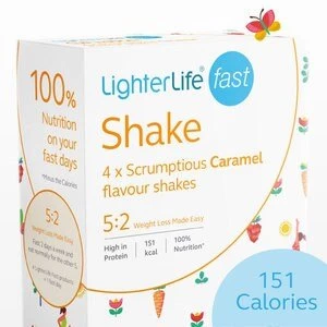 52 LighterLife Fast Caramel Shake x4