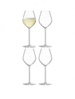 Lsa International Borough Champagne Tulip Glasses Set Of 4