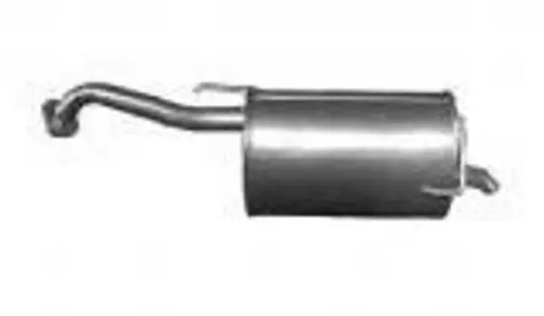 IZAWIT Rear silencer 33.026 End silencer,Rear exhaust silencer NISSAN,MICRA III (K12),Note (E11, NE11)