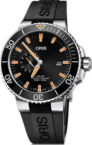 Oris Watch Aquis Date Small Second - Black OR-1391