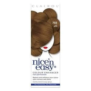 Nice n Easy Colour Enhancer Hair Dye Light Brown 755 Brunette