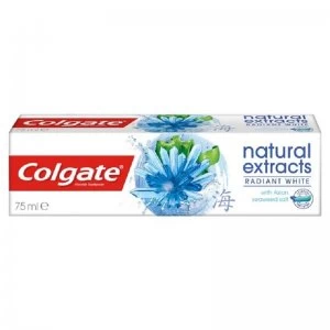 Colgate Natural Extracts Radiant White Toothpaste with Asian Seaweed Salt 75ml
