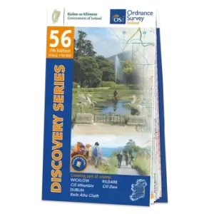 Map of County Dublin, Kildare,and Wicklow: OSI Discovery 56