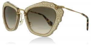 Miu Miu Noir Sunglasses Opal Beige MAR3D0 55mm